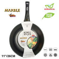 Poêle wok avec indicateur de chauffage OURSSON MARBLE KWW2622MR, 26 cm